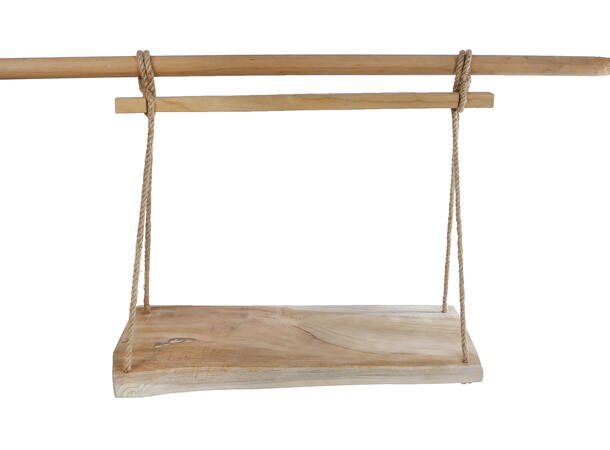 Hylle henge balkong i tre 50x25/30x2cm 