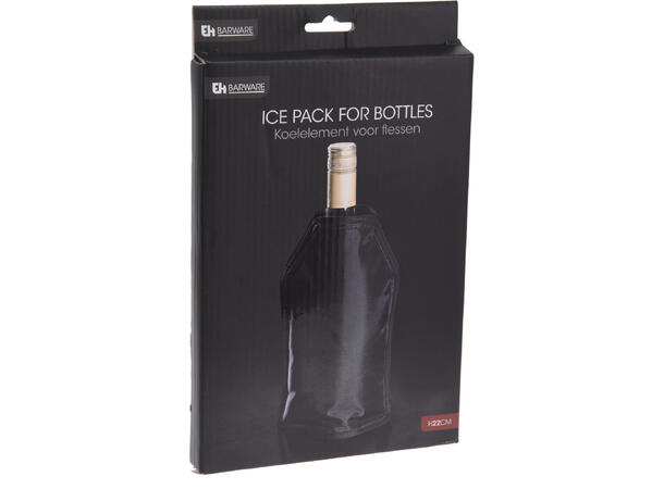 Kjølebag til flaske sort 15x22,5cm 420D Polyester Vekt:478gr 