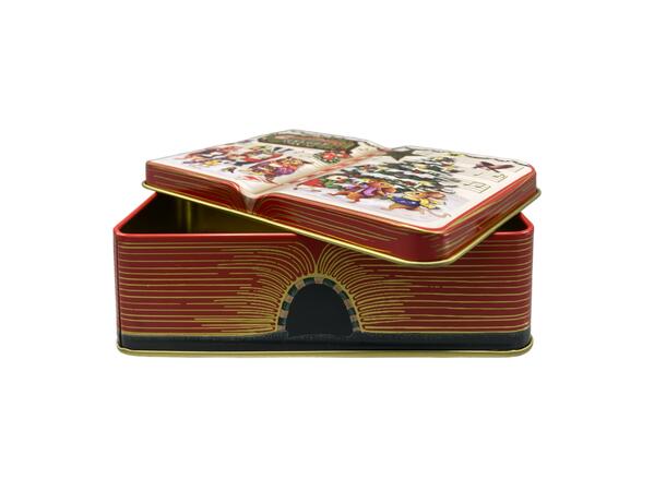 Metallboks Eske Juledans 14,5x9,3x5cm 670ml volum 