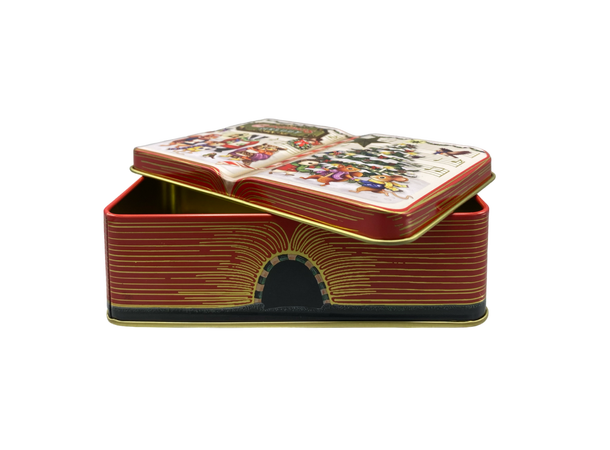 Metallboks Eske Juledans 14,5x9,3x5cm 670ml volum 