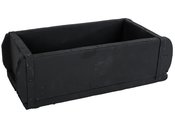 Mursteinsform kurv fat sort 32x14x10cm Orginale former med unike merker 