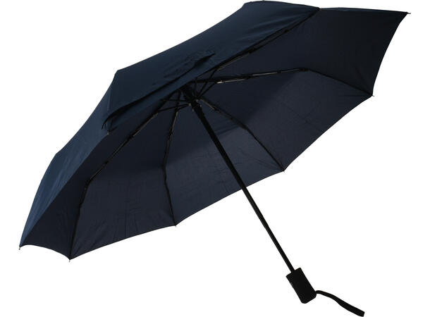 Paraply 8 spiler polyester 57cm d:109cm Display:4 sorte, 3 blå, 3 burgu, 3 brune 