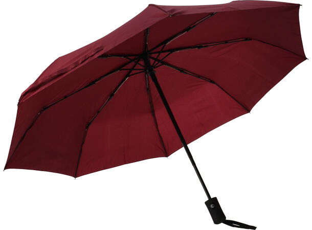 Paraply 8 spiler polyester 57cm d:109cm Display:4 sorte, 3 blå, 3 burgu, 3 brune 