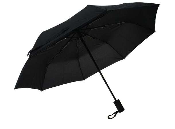 Paraply 8 spiler polyester 57cm d:109cm Display:4 sorte, 3 blå, 3 burgu, 3 brune 
