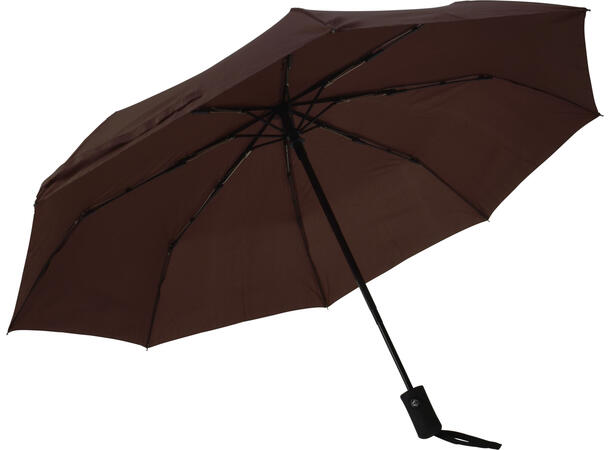 Paraply 8 spiler polyester 57cm d:109cm Display:4 sorte, 3 blå, 3 burgu, 3 brune 