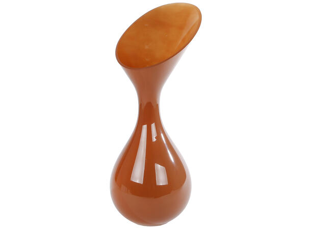 Vase Lilli glass terracotta 16x16x43cm 