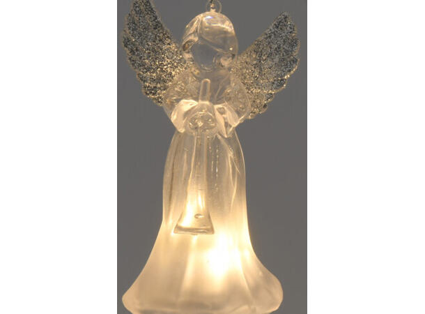 Engel blank varmhvit LED 7x10cm 4ass Display 16stk Batteri 1xCR2032 Inkl. 