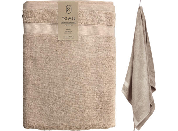 Håndkle sand 70x140cm 100 % Bomull 550g/m 