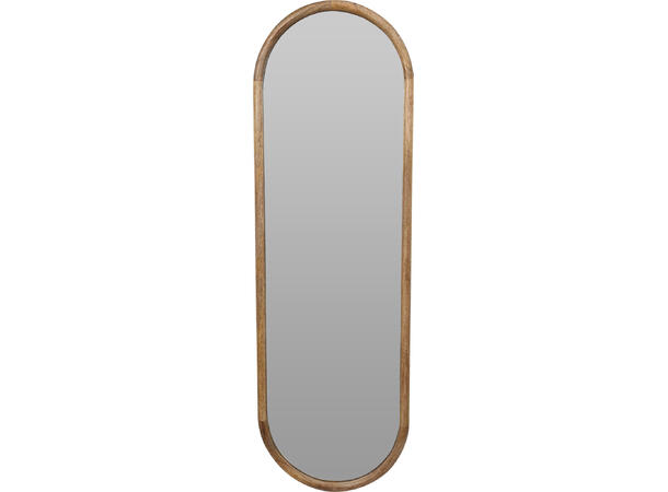 Speil oval mangotre 36x115cm 