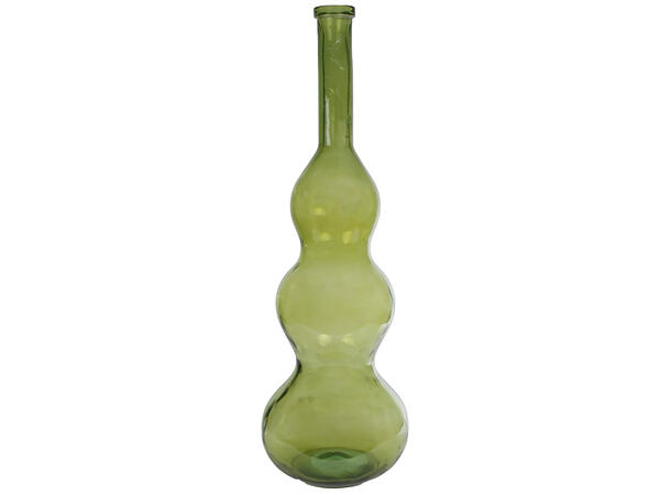 Vase bobler resirkulert shiny grønn 33x33x100cm 