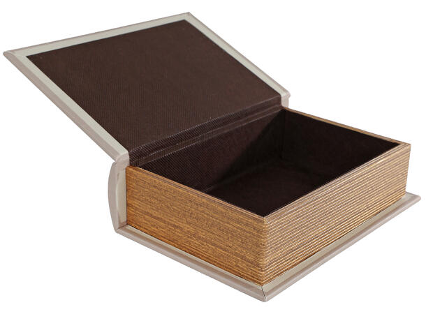 Bok Oppbevaring blomstret 20x14,5x5,5cm Presset papir/papp 