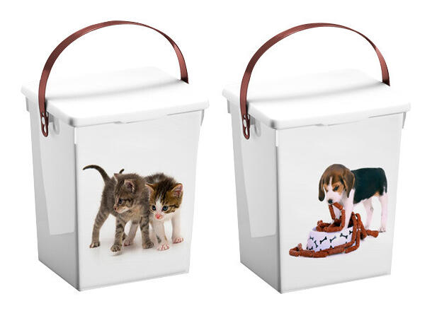 Boks dyrefor 23x18x16cm hunn/katt 2ass Eske: 5 kattemotiv og 11 hundemotiv 