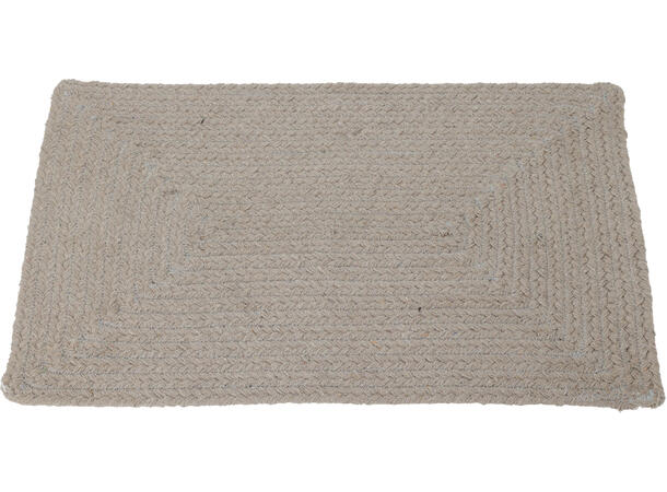 Dekkebrikke flettet bomull 30x48cm 4ass Offwhite, sand, gørnn,sort 