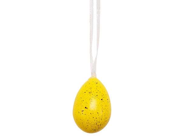 Egg henge gule 2,5x4cm 6stk 