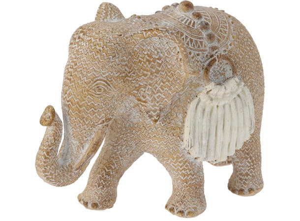 Elefant polyresin 17x13x8cm Forpakning: 6 stk Vekt:320gram 