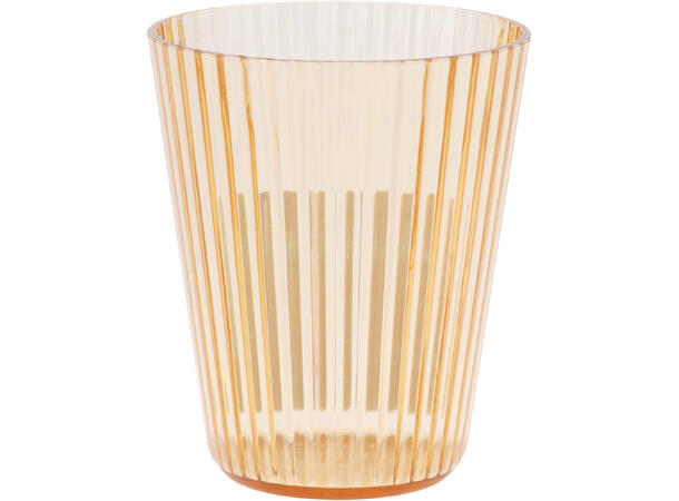 Glass stripet PS h:10cm 300ml 5ass Forpakn:24stk Rosa,beige,grønn,blå,m.blå 