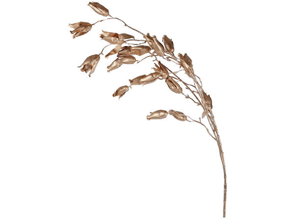 Kvist gullfarget liljeblomst silke 128cm 