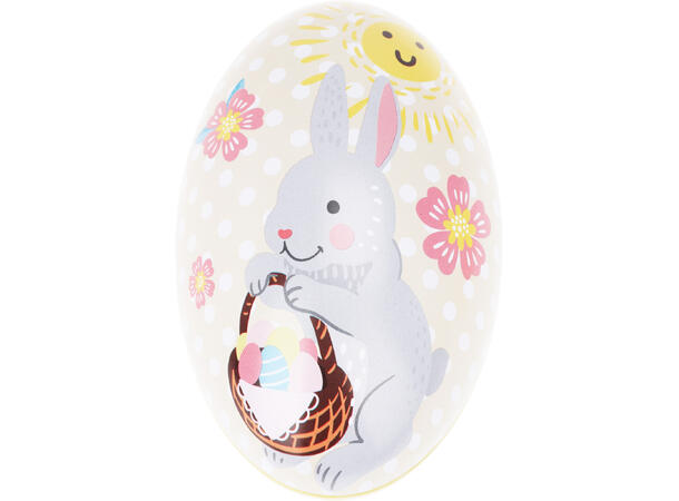 Påskeegg boks 12x7,7x7cm 3ass Display 15stk Vekt 57gram 