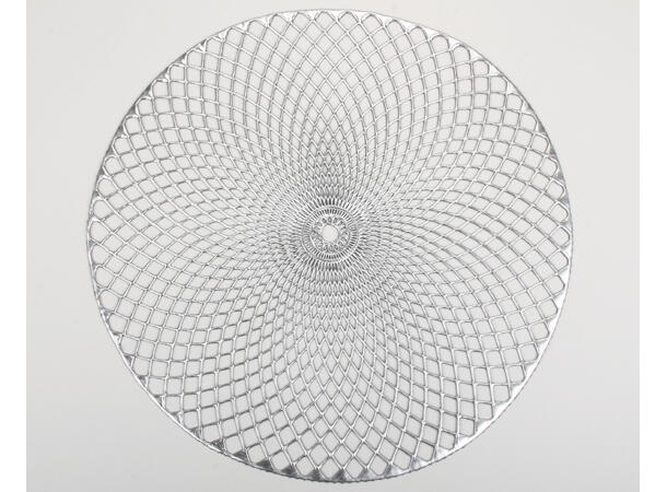 Dekkebrikke PVC sølv dia.38cm Gro 