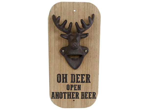 Flaskeåpner Oh deer open... 12,5x26,5cm 