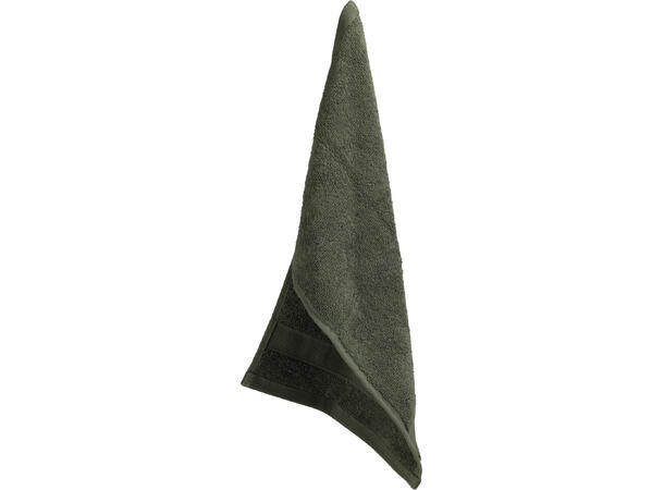Håndkle mørk grønn 30x50cm Forpk 12stk 100 % Bomull 550g/m 