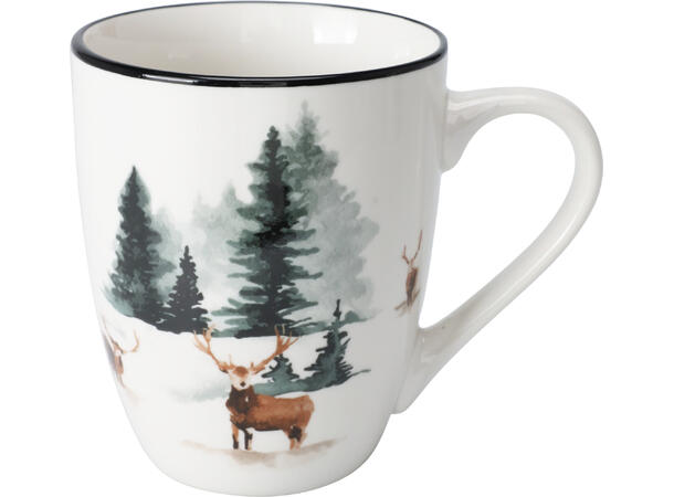 Krus porselen Vinterland 320ml 10cm 3ass 