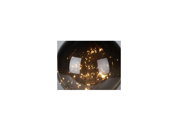 Kule røykgrå PP 125 LED d:25cm 5m wire IP44 Adapter Timer 6/18 
