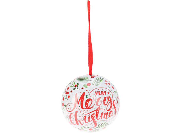 Metallboks julekule,stjerne,figur 7ass Display 36stk 