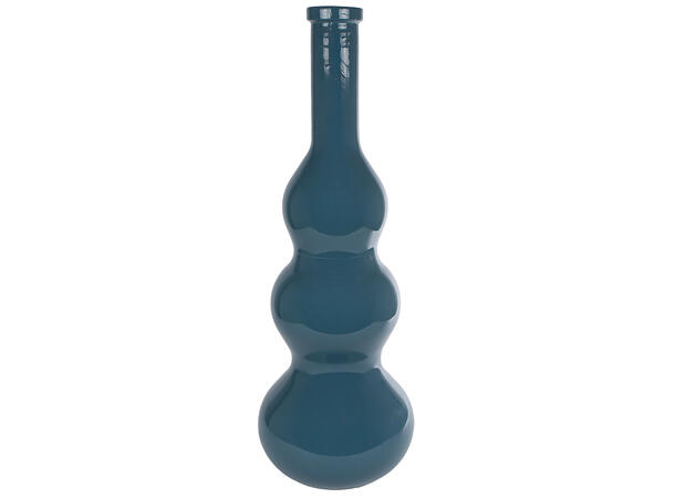 Vase bobler resirkulert shiny blå h:75cm 26,5x26,5x75cm 