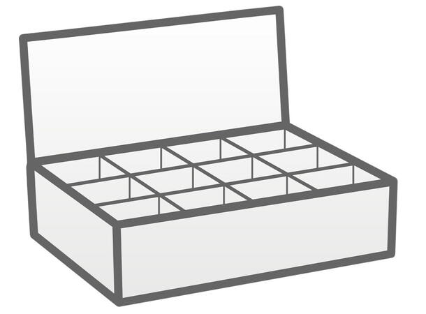 Vinkork Jul blank m/fargerik LED Display 24stk Batteri 3xLR44 inkl. 