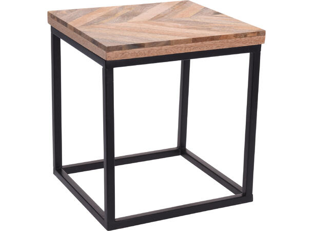 Bord sort metall m/mangotre s/3 50x32x43cm 41x30x38cm 30x28x33cm 9,9kg 