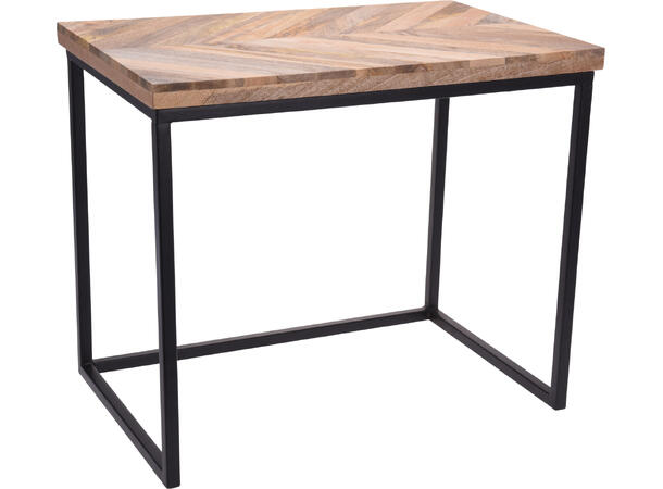 Bord sort metall m/mangotre s/3 50x32x43cm 41x30x38cm 30x28x33cm 9,9kg 