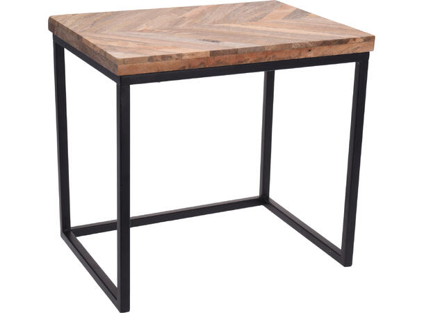 Bord sort metall m/mangotre s/3 50x32x43cm 41x30x38cm 30x28x33cm 9,9kg 