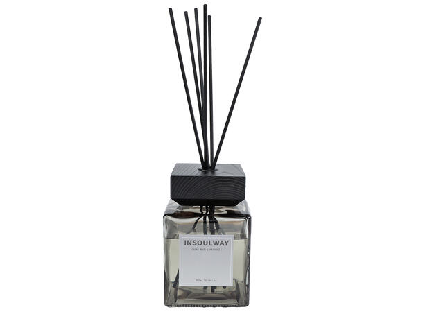 Duftolje 800ml seder sort glass 23x39cm Diffuser 