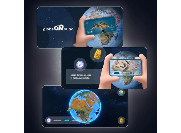 Globus Interaktiv app d:25cm h:40cm N Drives av en USB-kabel (inkludert) 