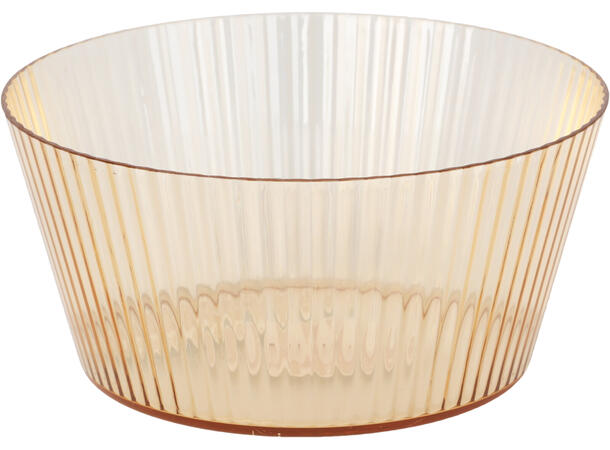 Skål stripet PS 15x7cm 800ml 5ass Forpk: 48stk Rosa,beige,grønn,blå,m.blå 