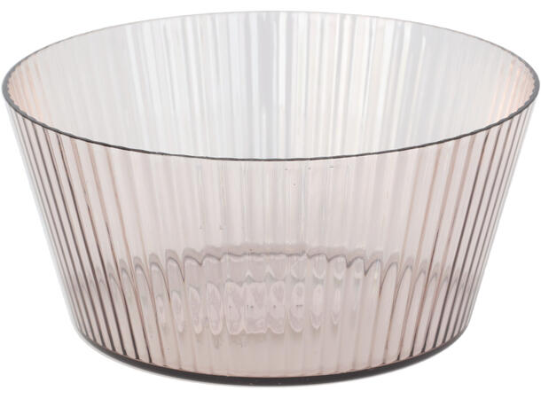 Skål stripet PS 15x7cm 800ml 5ass Forpk: 48stk Rosa,beige,grønn,blå,m.blå 