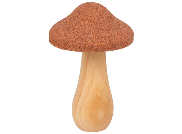 Sopp tre natur terrakotta sand topp Forpakning: 12stk  8,5x12,5cm 