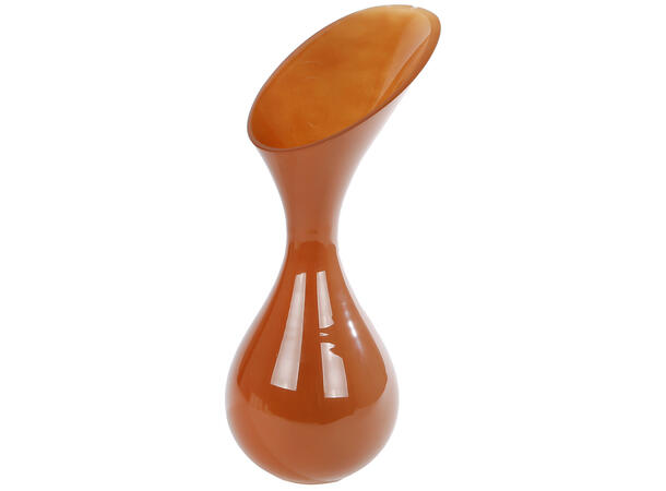 Vase Lilli glass terracotta 14x14x34cm 