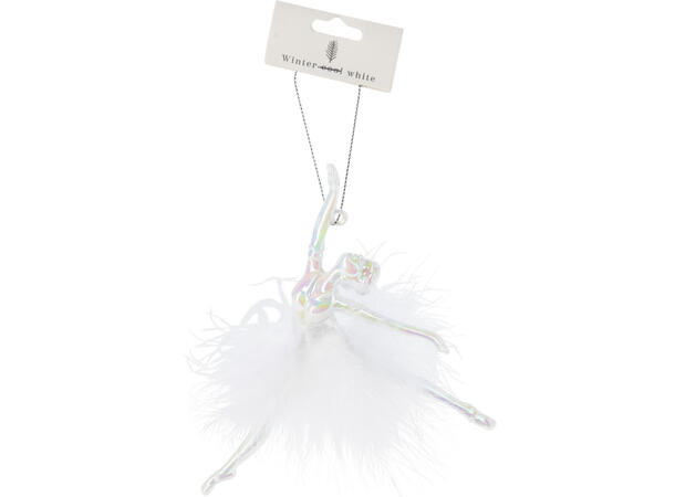 Juletrepynt ballerina PP Gull 15cm 3ass 48 stk pr displayboks 
