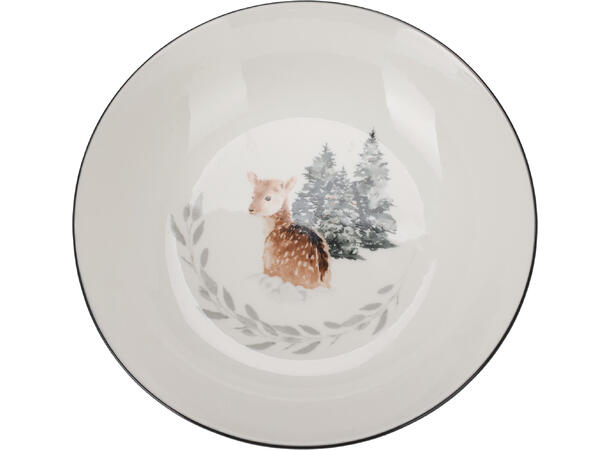Tallerken porselen Vinterland 19cm 3ass 