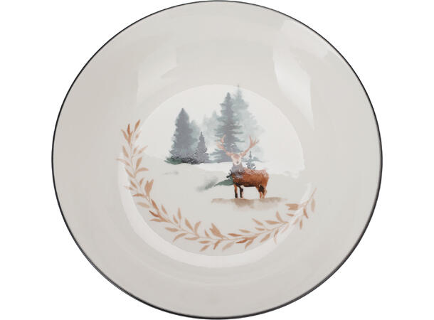 Tallerken porselen Vinterland 19cm 3ass 