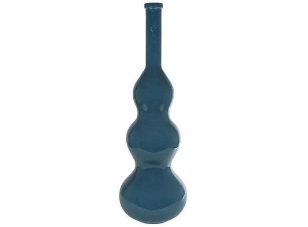 Vase bobler resirkulert shiny blå 100cm 33x33x100cm 