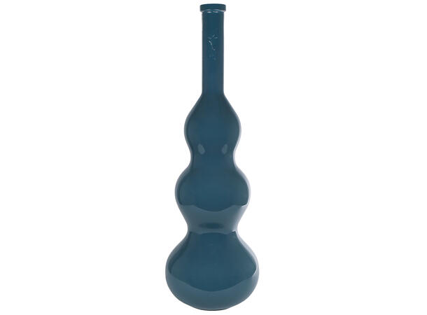 Vase bobler resirkulert shiny blå h:00cm 33x33x100cm 