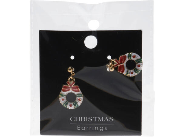 Øredobber juledesign nikkelfri 12ass Display 72stk 