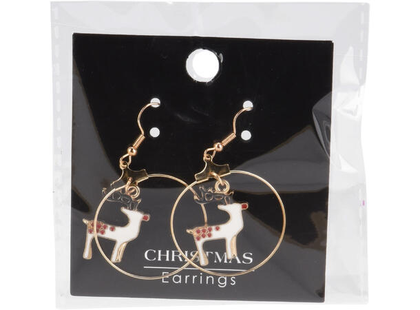 Øredobber juledesign nikkelfri 12ass Display 72stk 