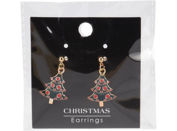 Øredobber juledesign nikkelfri 12ass Display 72stk 