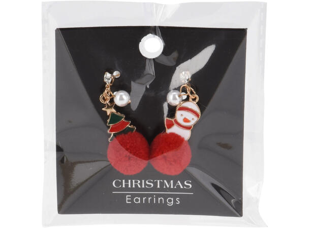 Øredobber juledesign nikkelfri 12ass Display 72stk 