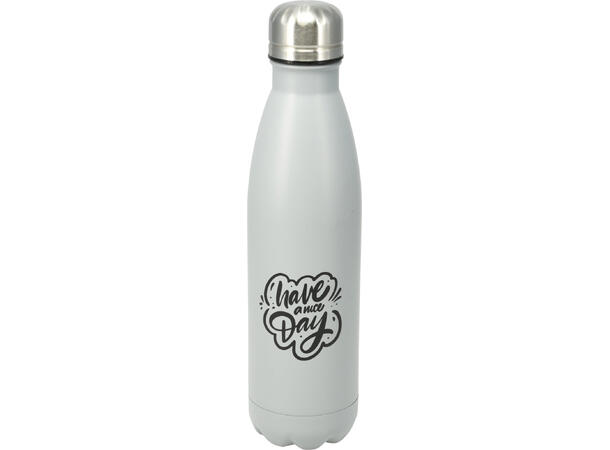 Drikkeflaske 500ml 7x27cm 6ass Forpakning:12stk Vekt:320gr. Rustfr.stål 