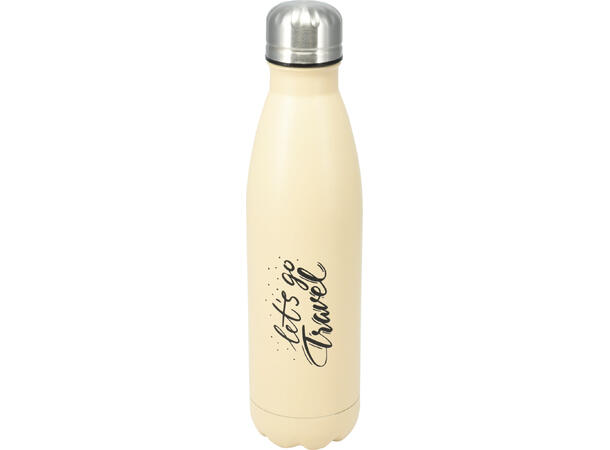 Drikkeflaske 500ml 7x27cm 6ass Forpakning:12stk Vekt:320gr. Rustfr.stål 